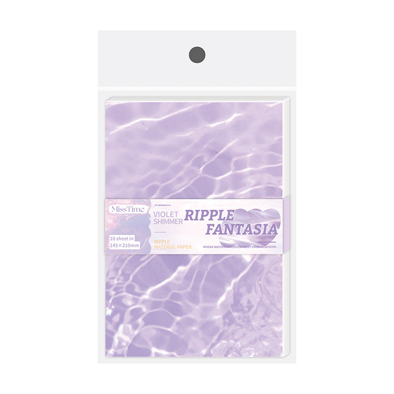 10 Sheets Water Texture Journal Paper LJWY