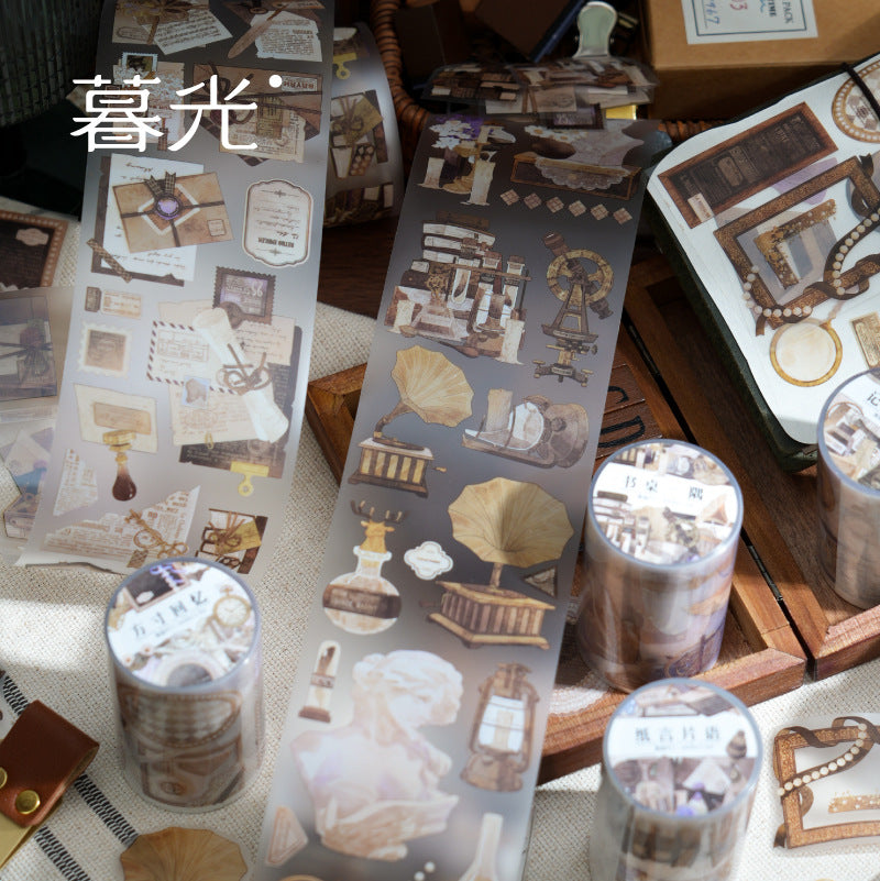 1 Roll Vintage Gadgets PET Stickers Tape SHSJ