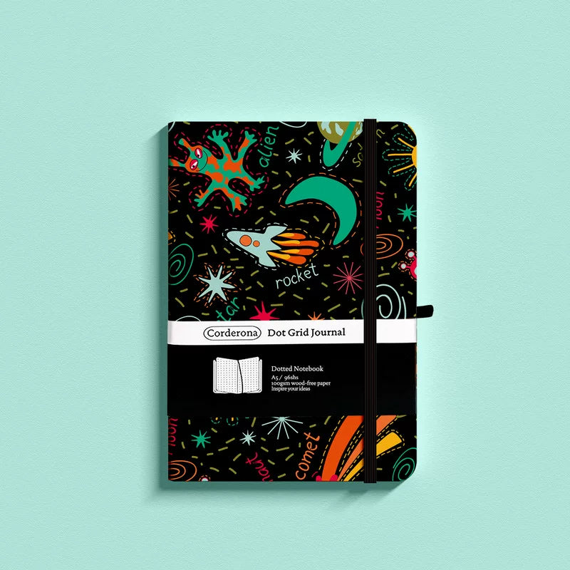 Art Series A5 Hardcover  Notebook - Cartoon Space
