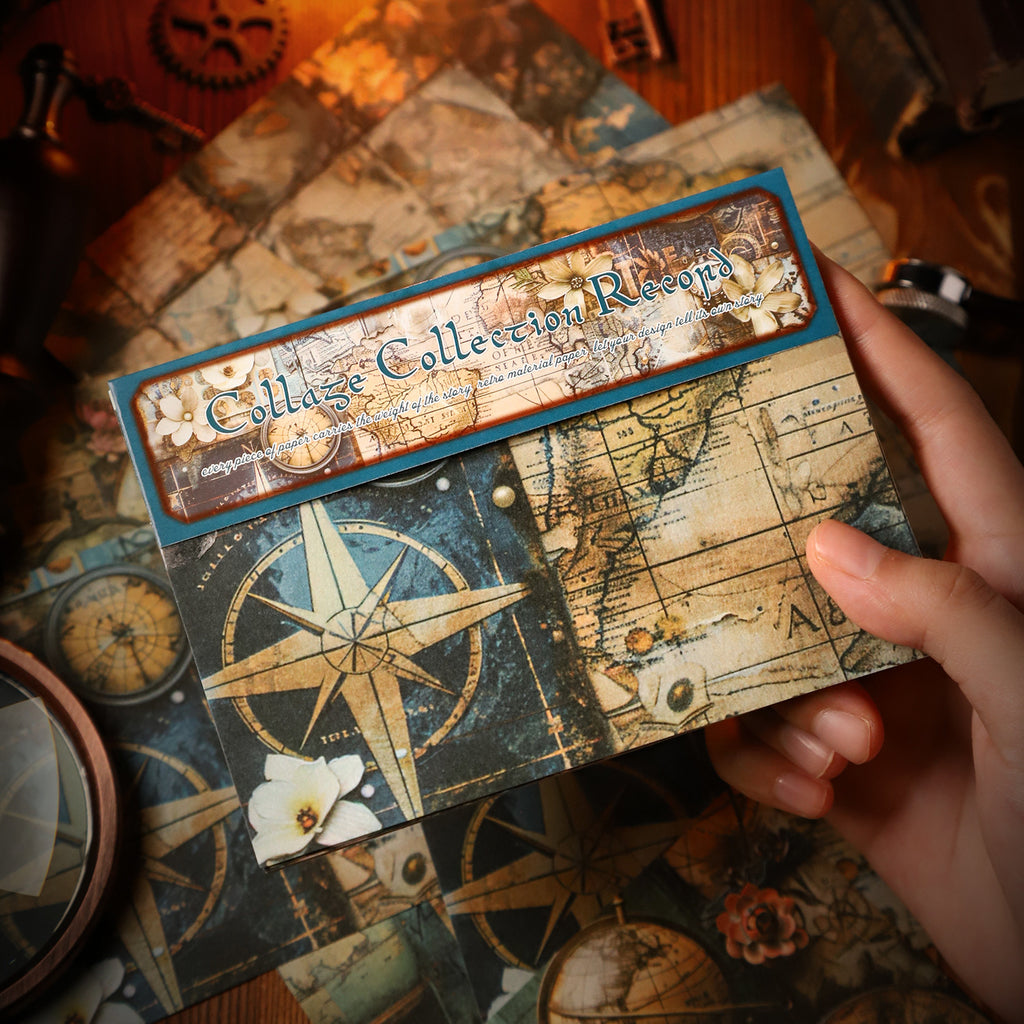 30 Pcs Vintage Scrapbook Paper PTSJL