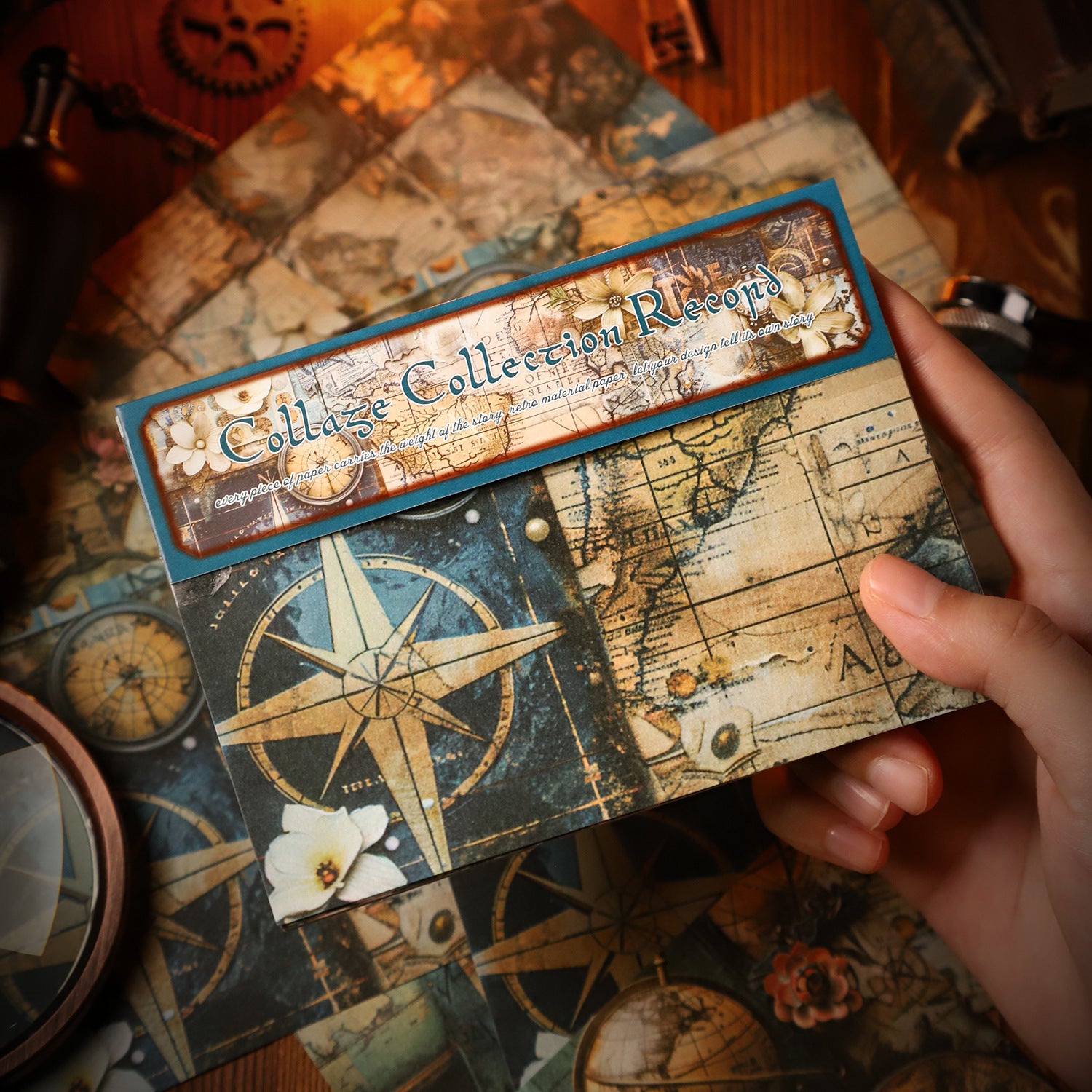 30 Pcs Vintage Scrapbook Paper PTSJL