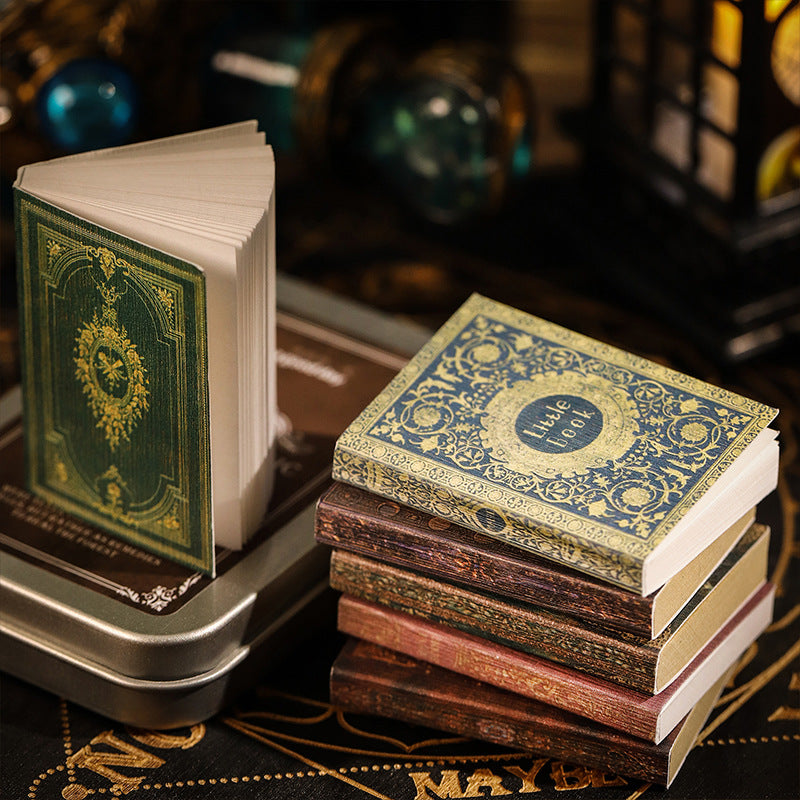 2 Pcs Mini Vintage Junk Journal Notebook GDMFSF, 100 Sheets