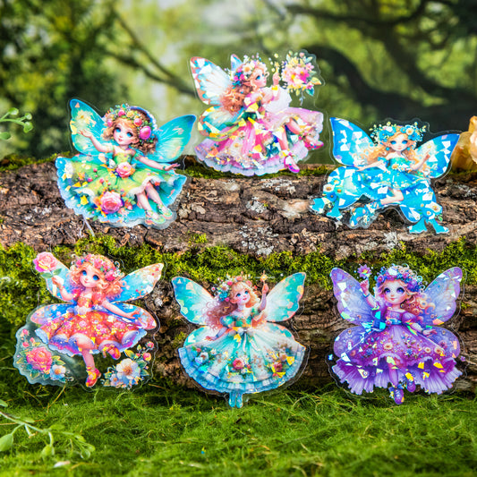 10 Pcs Cute Fairy PET Stickers THXJl