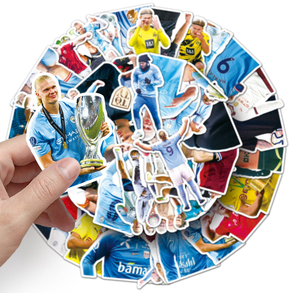 50Pcs Football Theme Waterproof Vinyl Stickers STY12