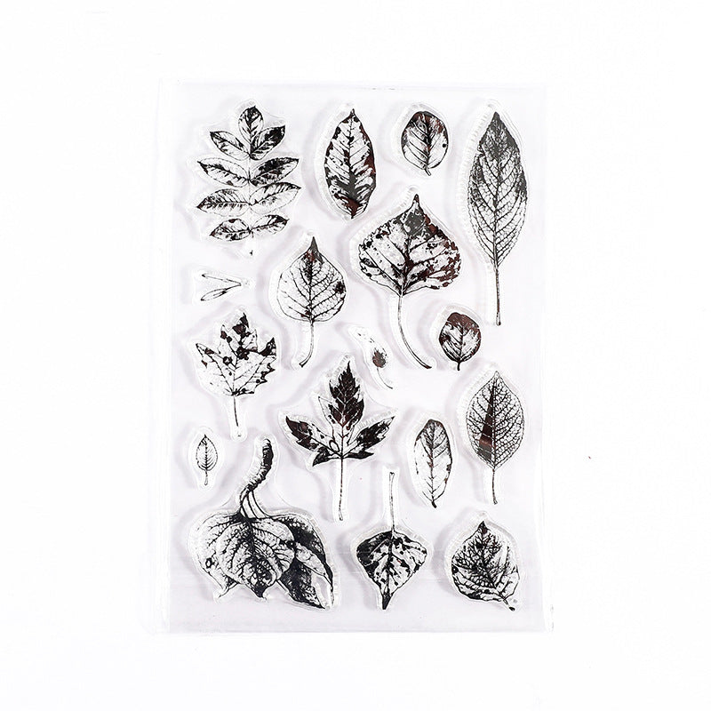 Clear Silicone Stamp Set - Leaf