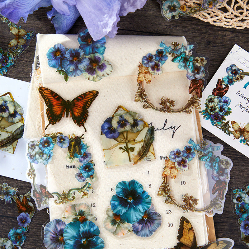 40 Pcs Vintage Collage Stickers YWHDMM