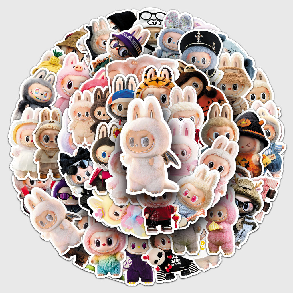 50Pcs Playful Monster Friends Vinyl Stickers LBB05