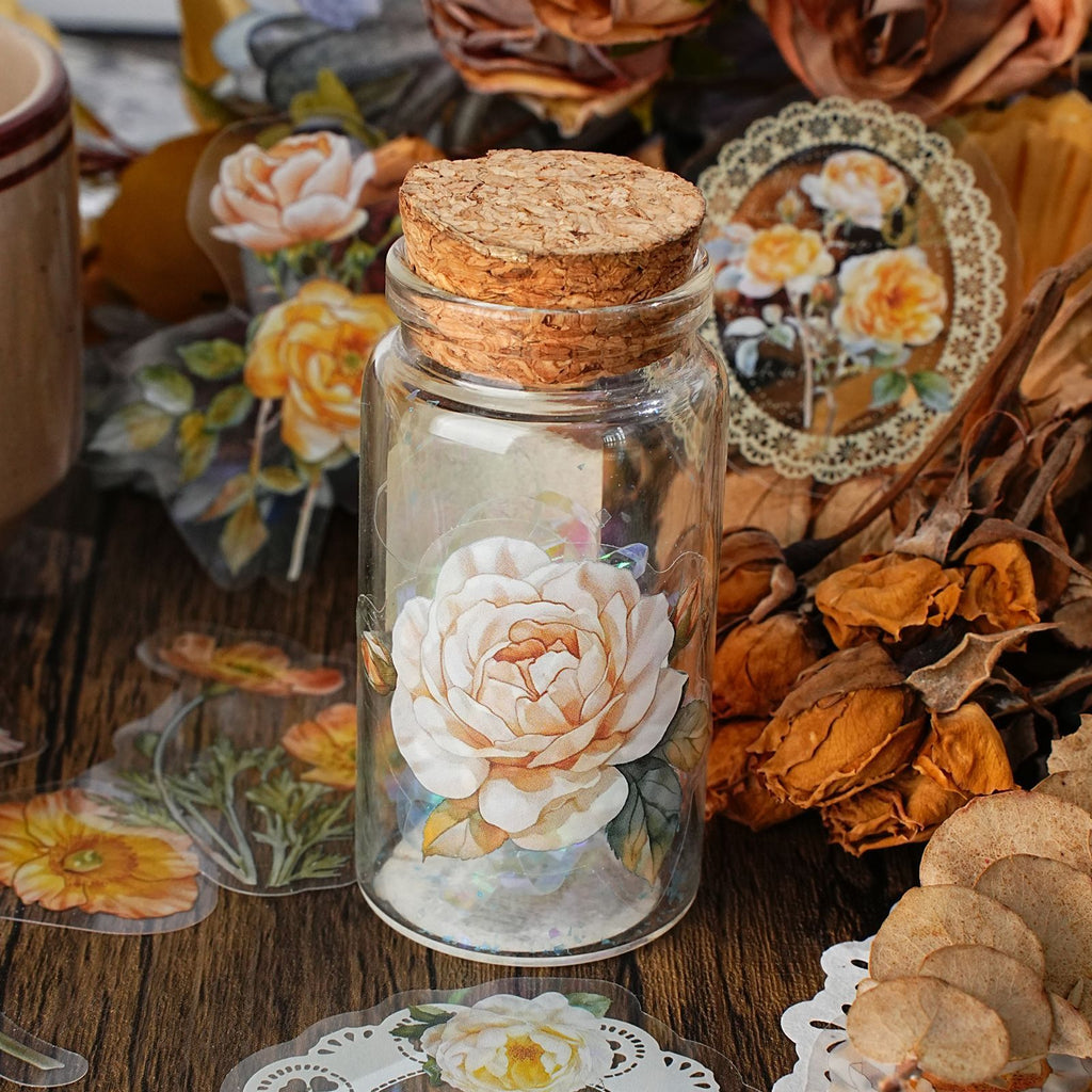 20 Pcs Flower PET Stikers YHGM