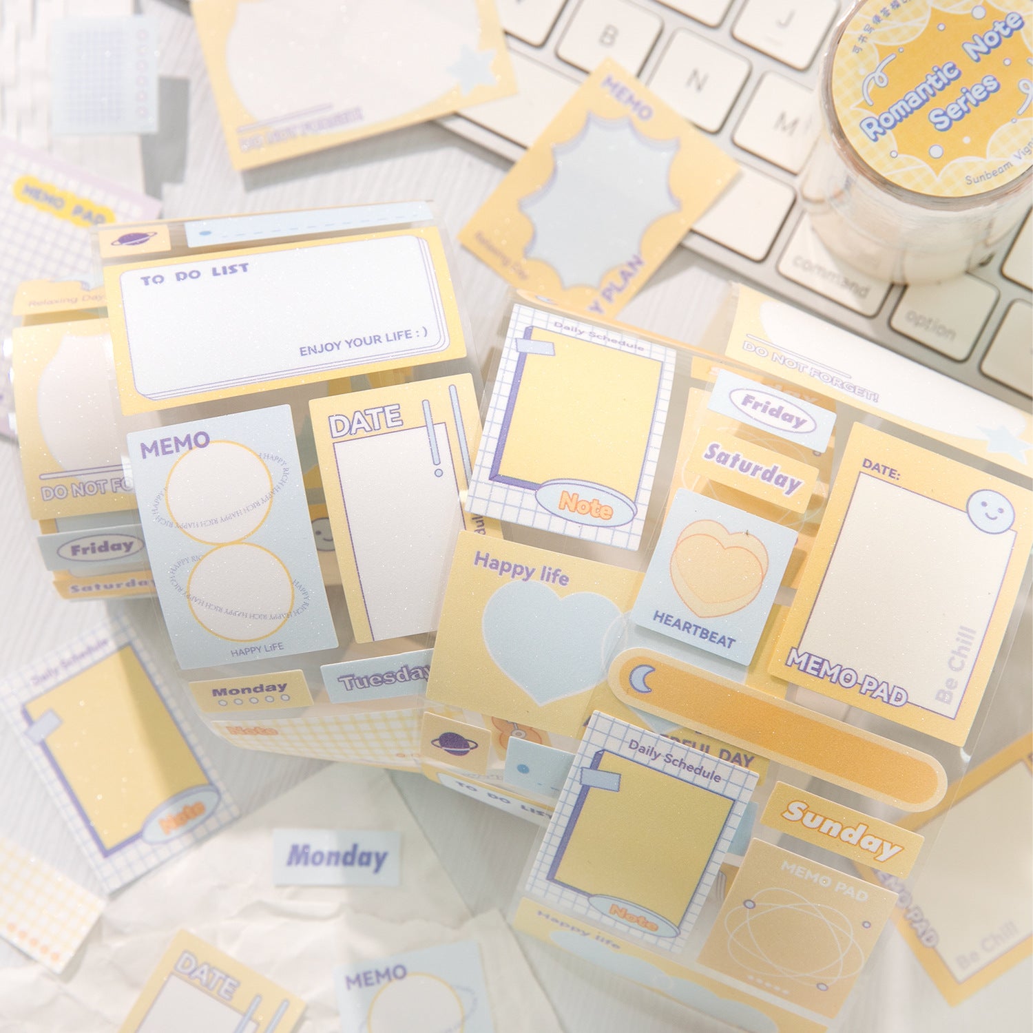 1 Roll Creative Planner Note Stickers LMSZ