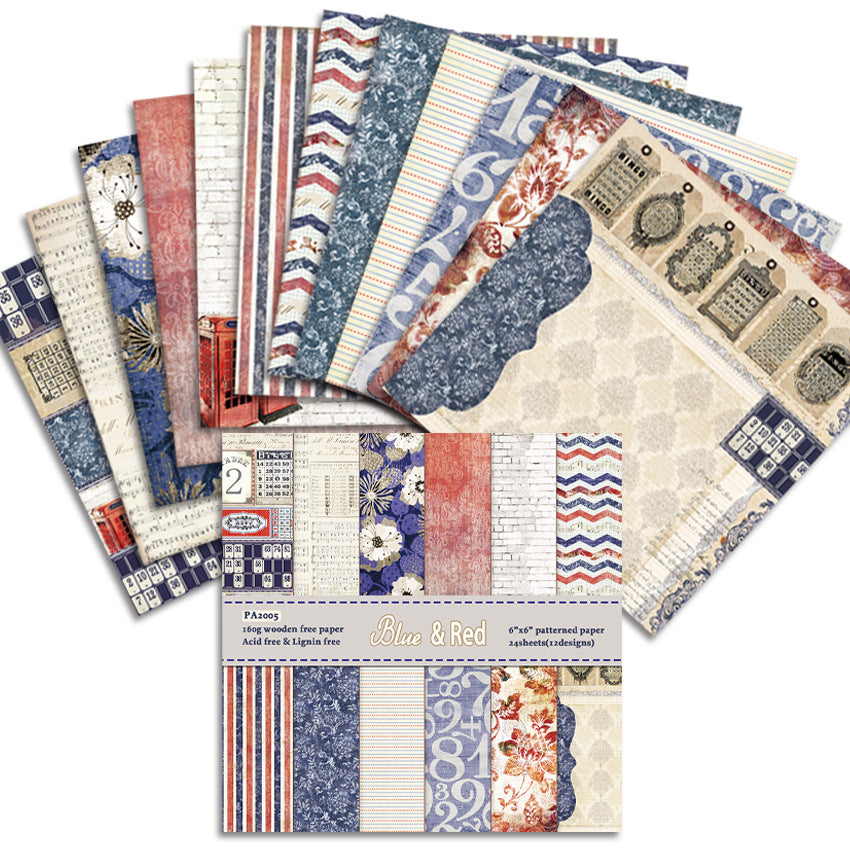 6 inch Scrapbook Paper Pad JYY6006