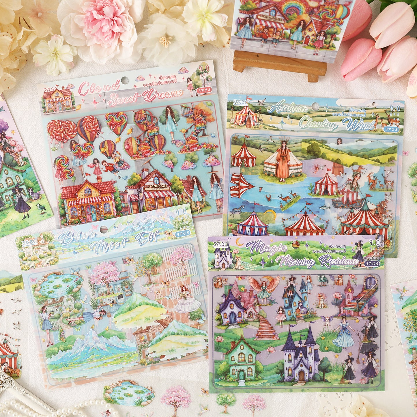 3D Fantasy House DIY Stickers Kit MJSR