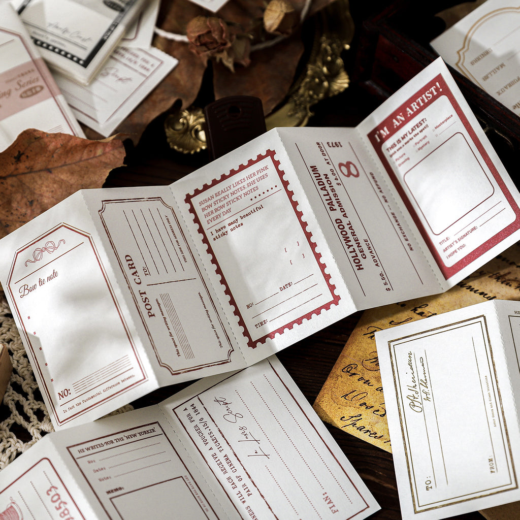 30 Sheets Vintage Notepad Paper PSTZF