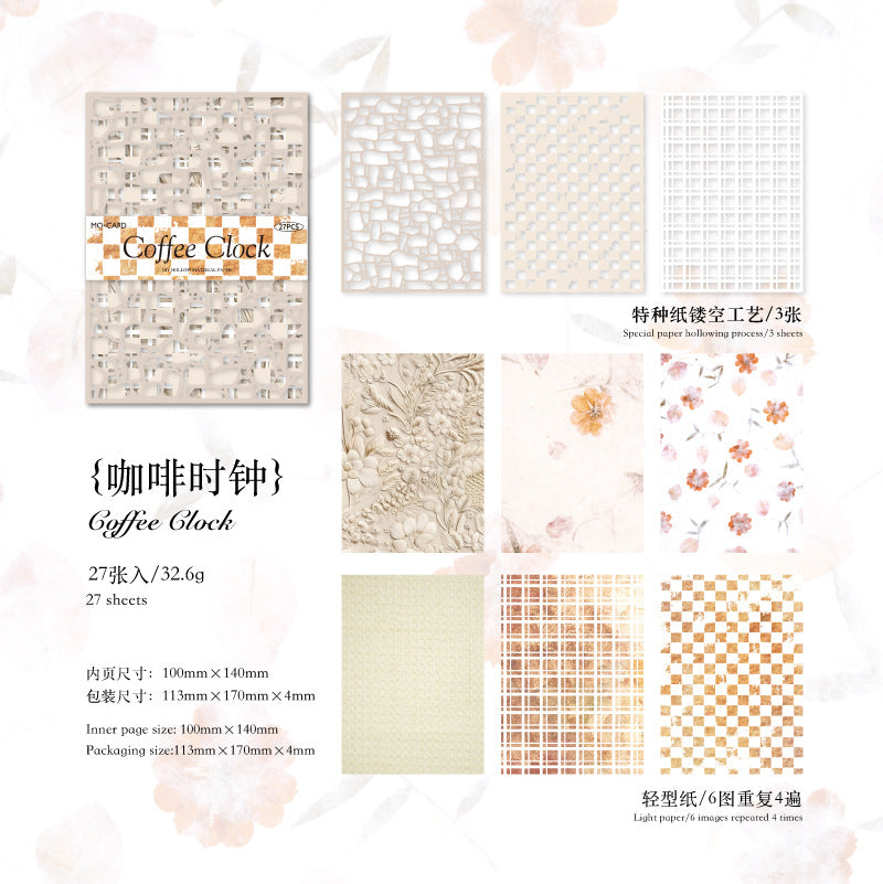 27 Pcs Cutout Paper and Scrapbook Paper ZJYS