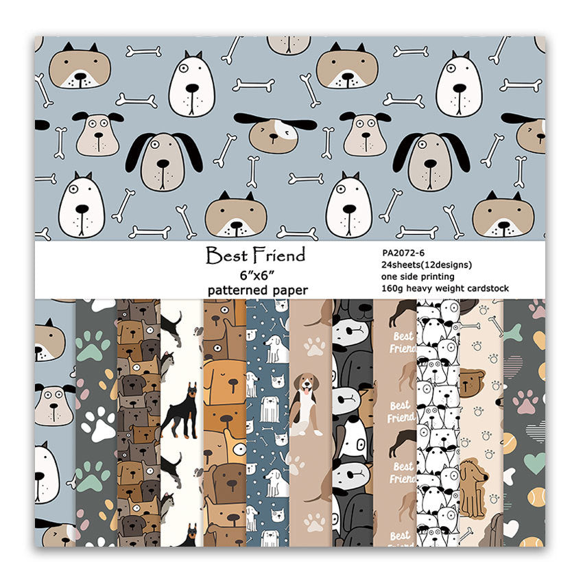 6 inch Scrapbook Paper Pad JYY2072