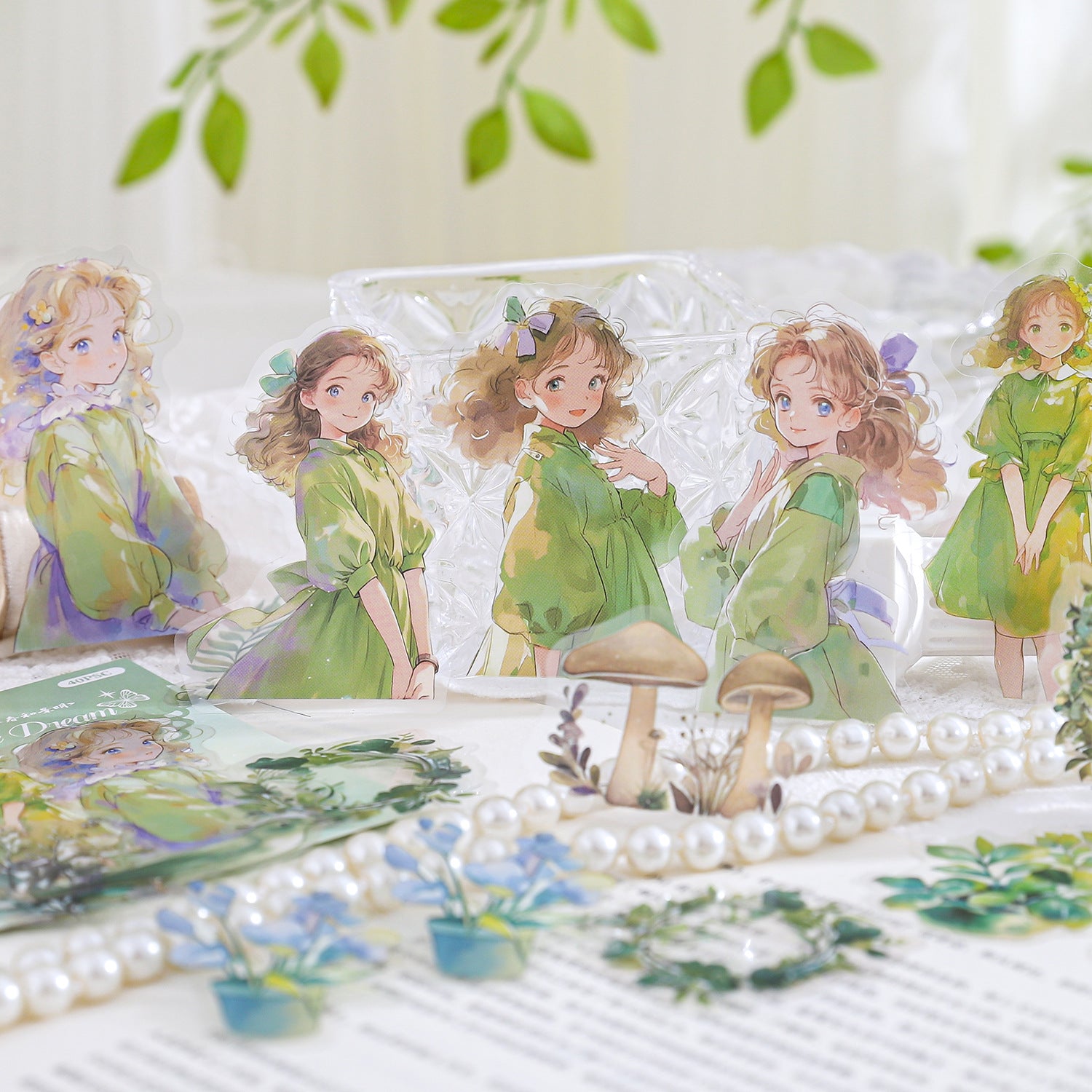 40 Pcs Fantasy PET Stickers RGSM