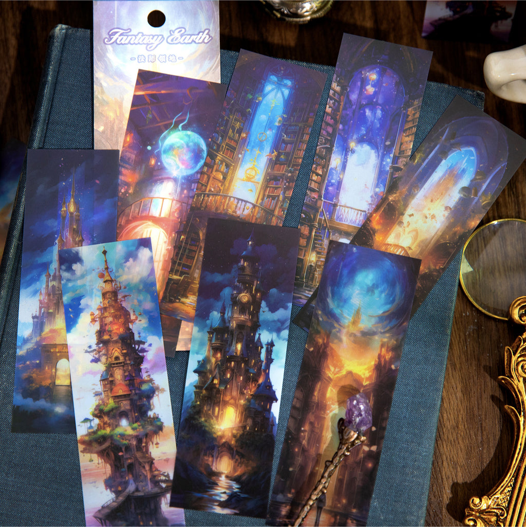 8 Pcs Vintage PET Bookmark HXDL