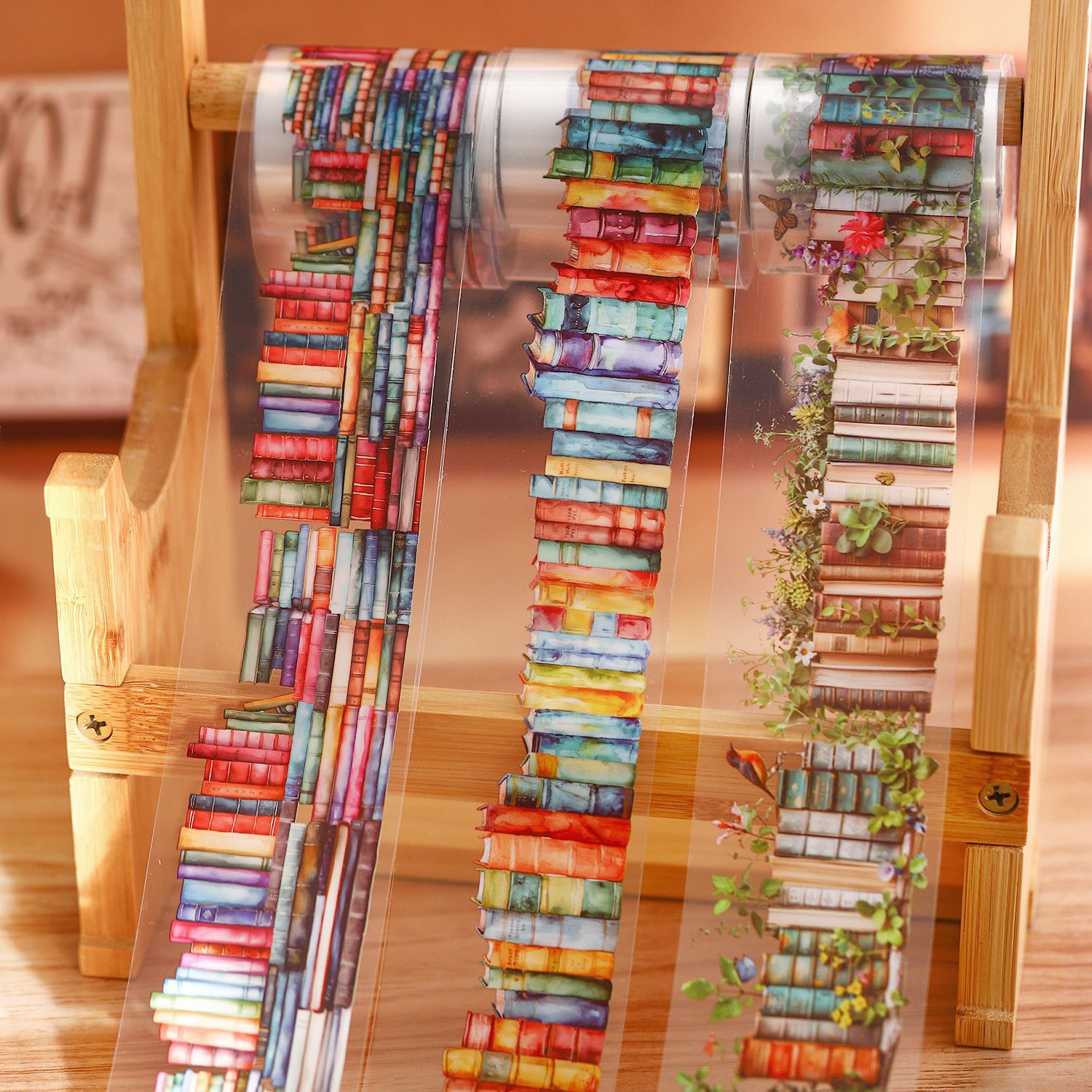 1 Roll Bookshelf Reading Theme PET Tape SHAY