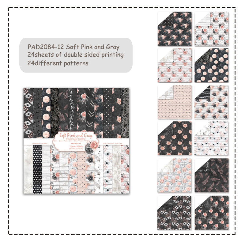 6 inch Scrapbook Paper Pad for Craft PA084