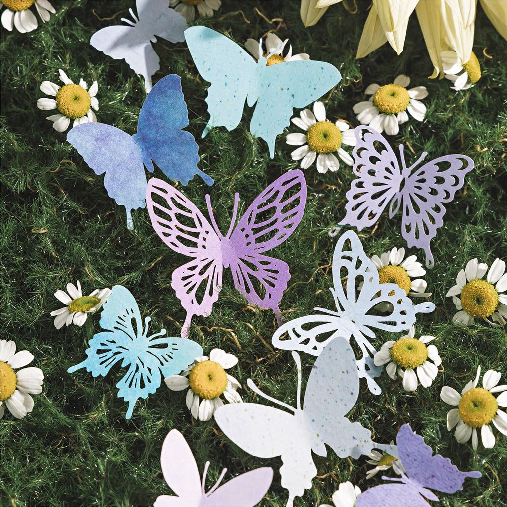 30 Pcs Hollow Cutout Paper Butterfly HDSWJ
