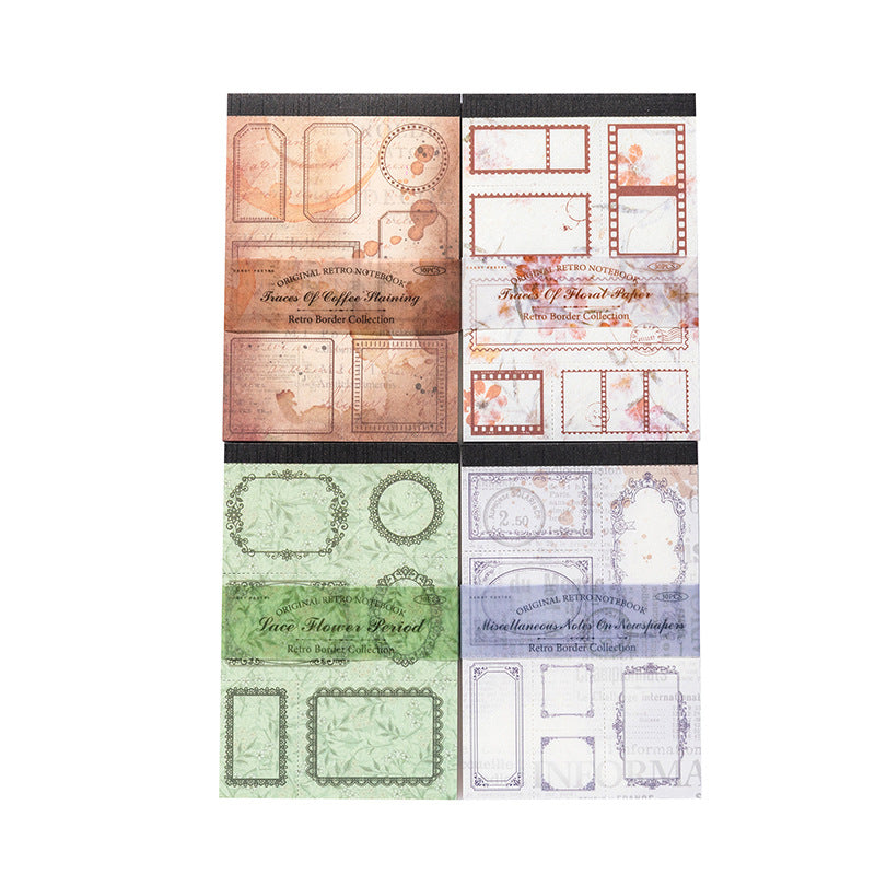 30 Pcs Vintage Notepad Paper FGBKJ