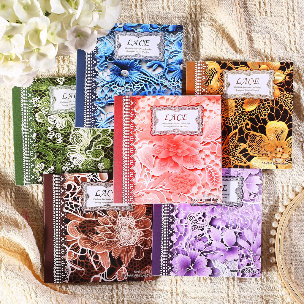 30 Pcs Lace Theme Scrapbook Paper HBLS