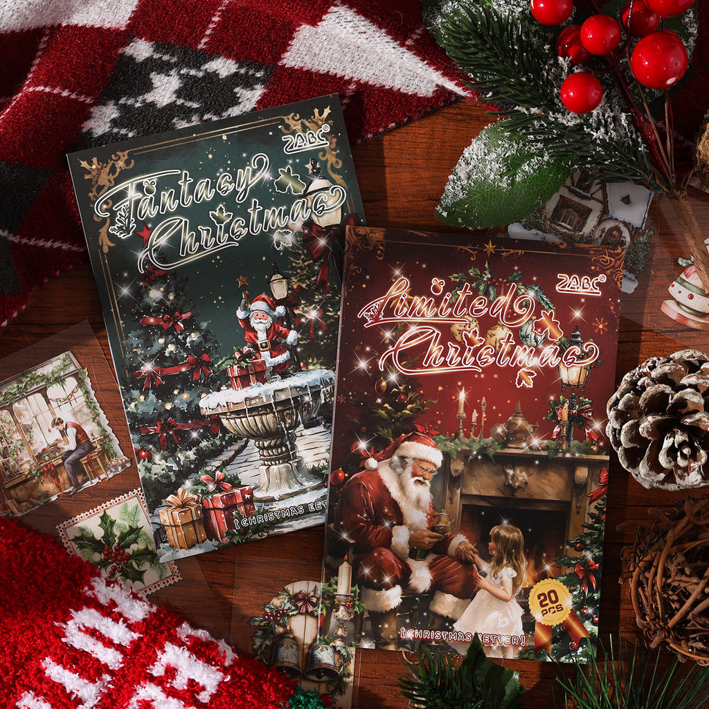 20 Sheets Christmas Stickers Book SDLX