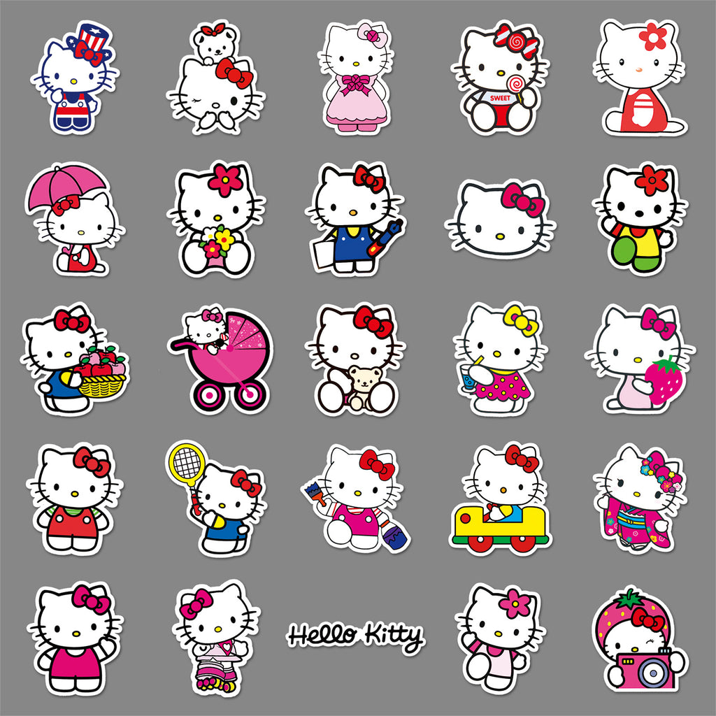 50Pcs Kawaii Waterproof Vinyl Stickers SRO106