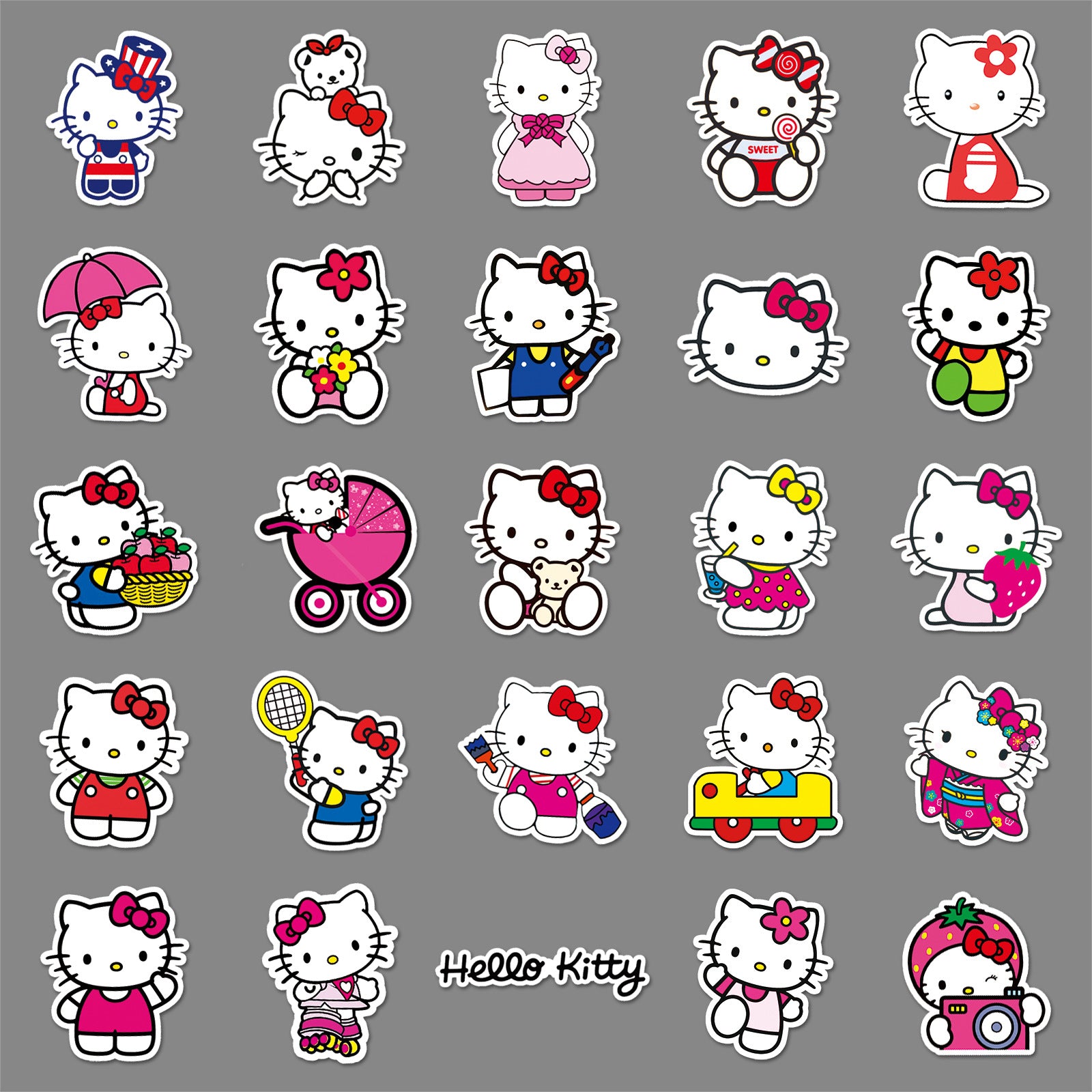50Pcs Kawaii Waterproof Vinyl Stickers SRO106
