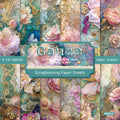 6 inch Fantasy Floral Scrapbook Paper Pad SKP301