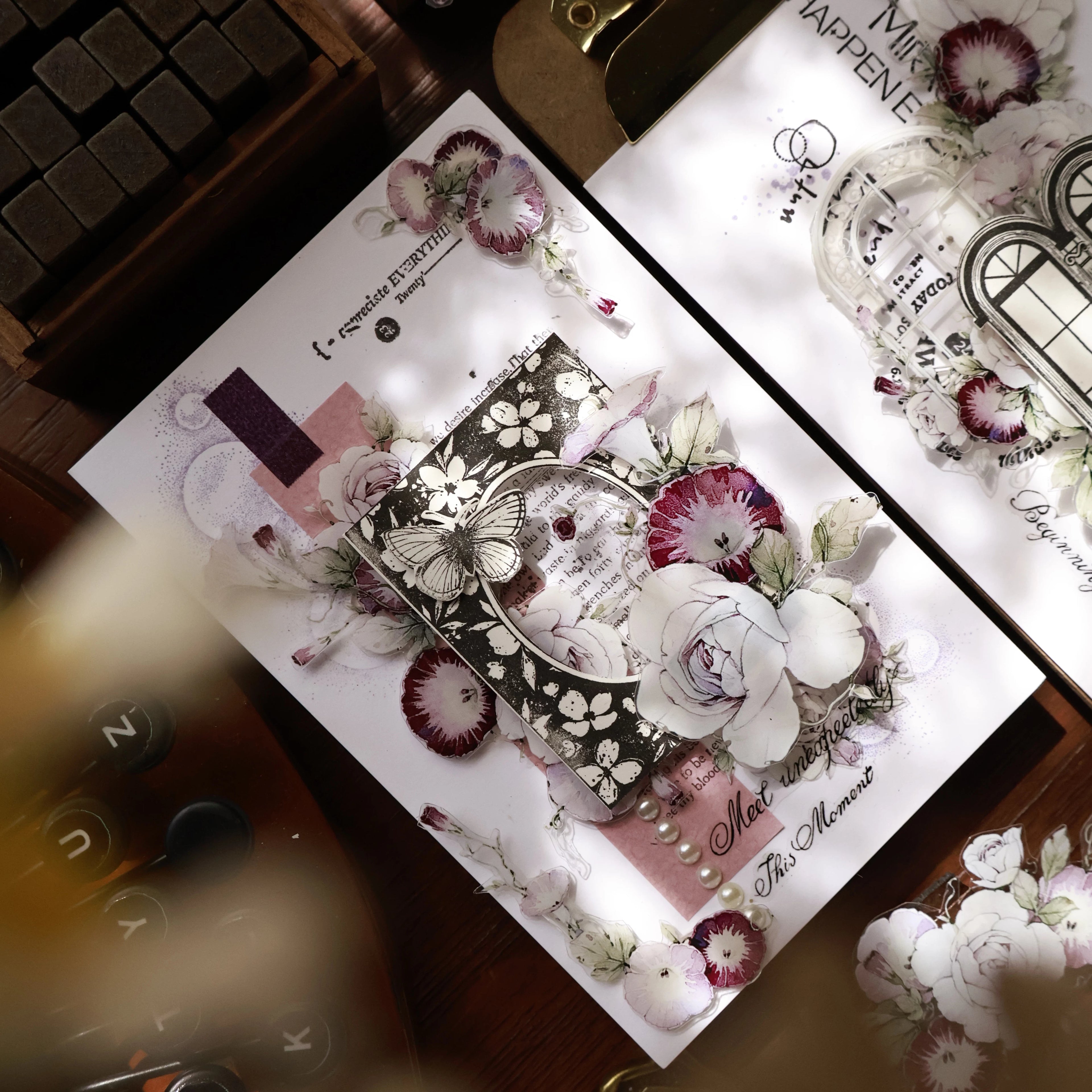 Floral Decorative Tape Rolls- Windowside Bloom