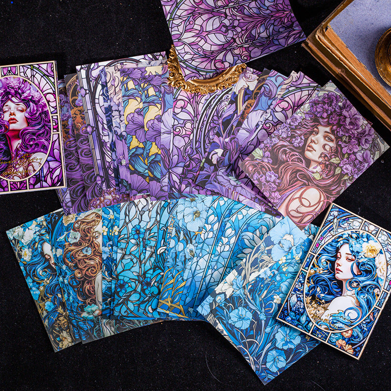 30 Pcs Creative Scrapbook Paper QMHS
