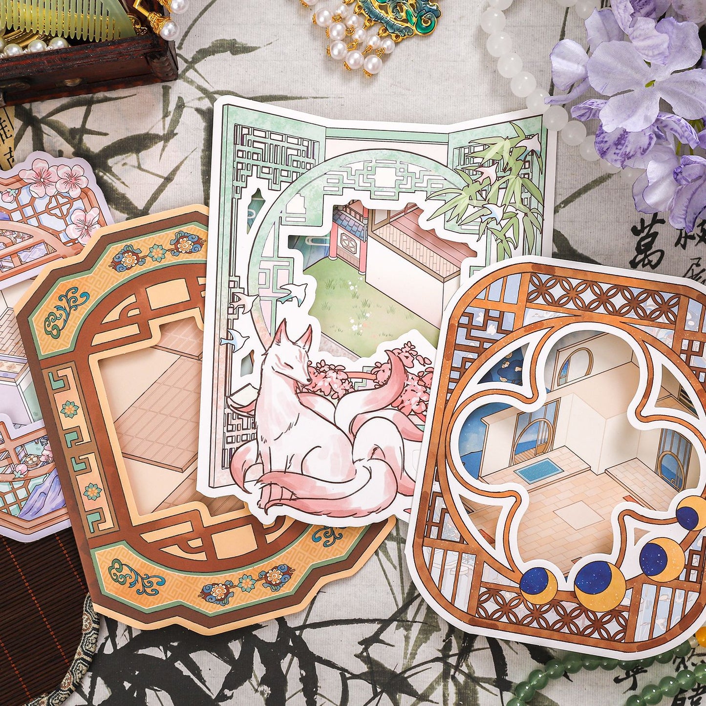 3D Loft Scene Diy Stickers Kit ZLYY