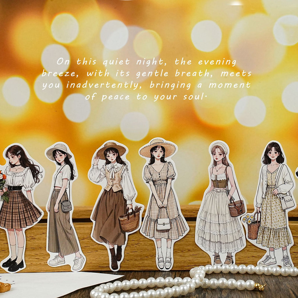 20 Pcs Fashion Girl Boy Stickers FZXY