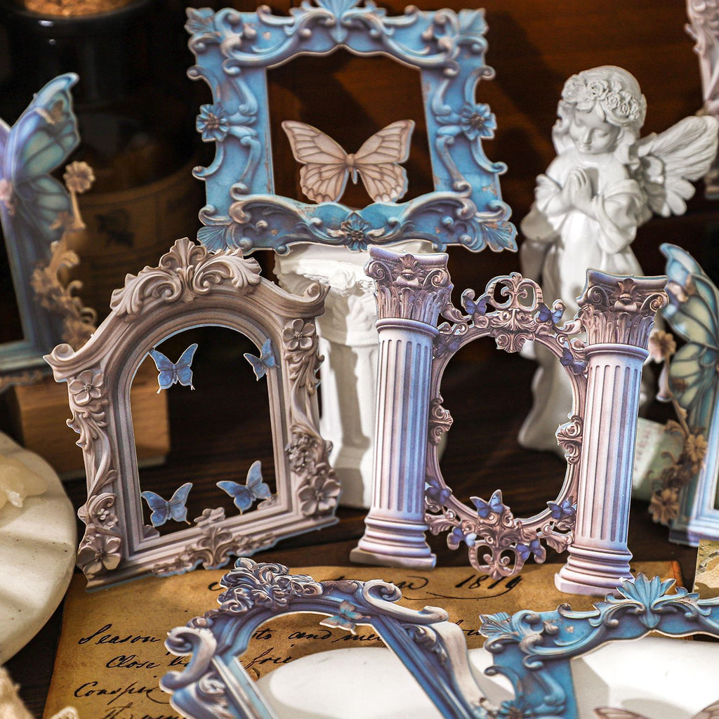10 Pcs Vintage Frame Stickers YYLG