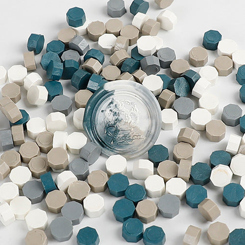 100 PCS Octagon Wax Seal Beads H17
