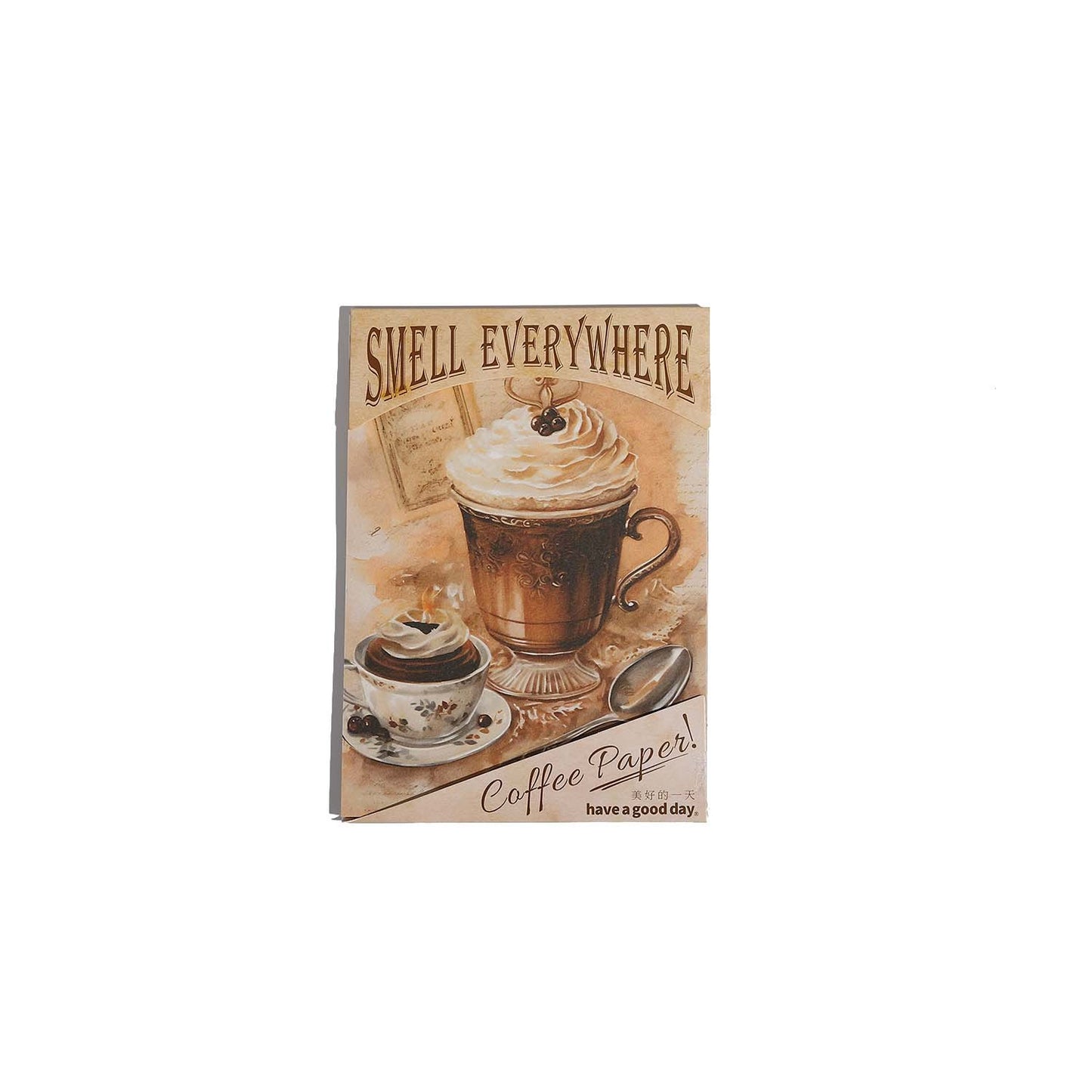 30 Sheets Coffee Themed Scrapbook Paper XQSY