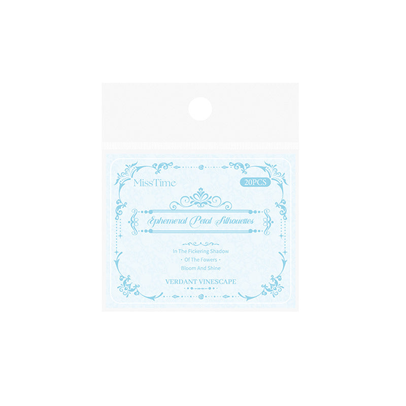 20 Pcs Floral Notepad Paper HJFY