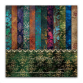 12 inch Grunge Damask Scrapbook Paper Pad JYY044