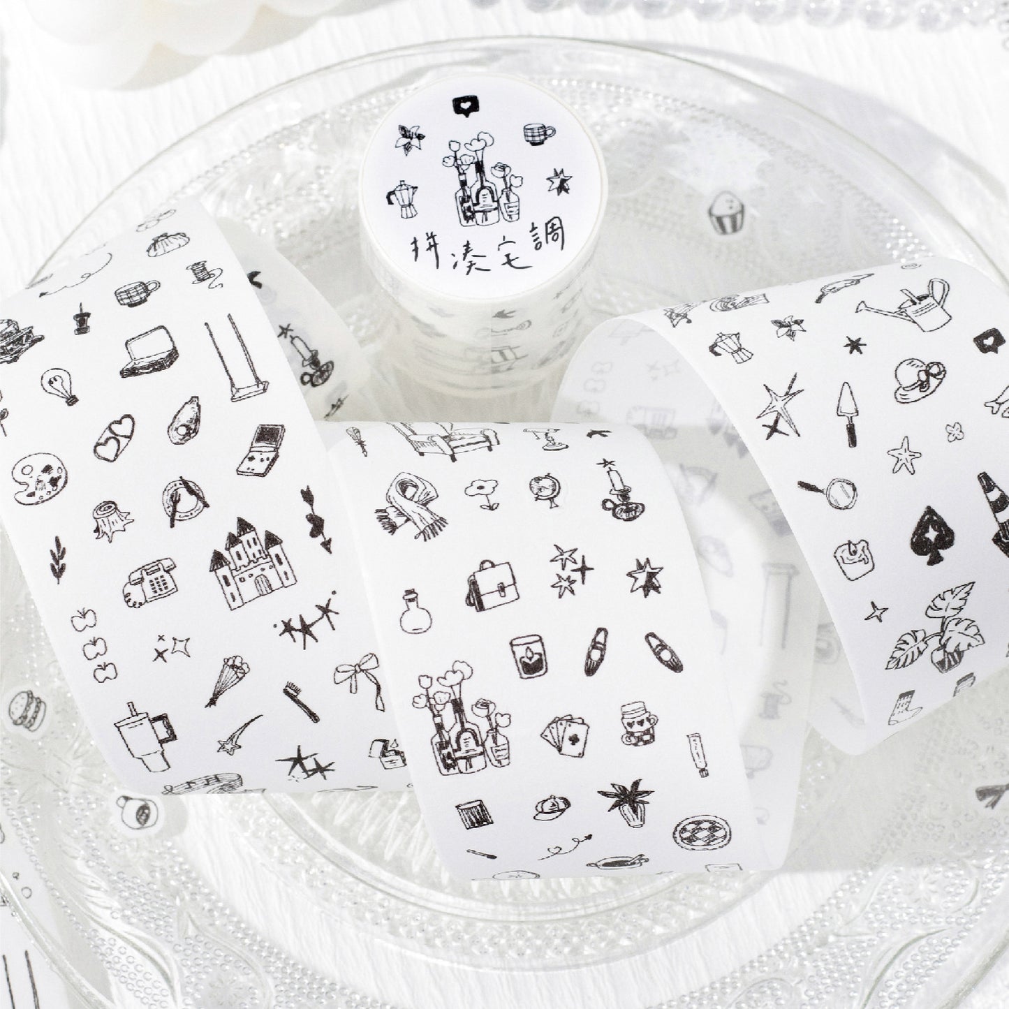 1 Roll Cute Planner Stickers Tape MNTY