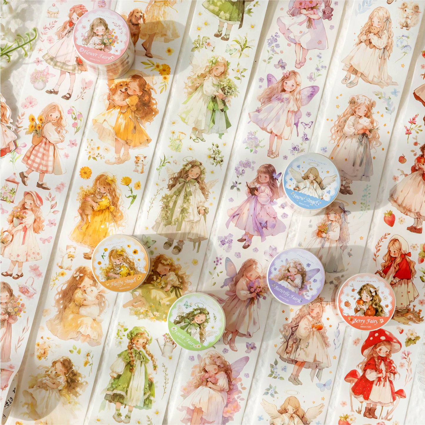 1 Roll Little Girl Washi Tape XDJL