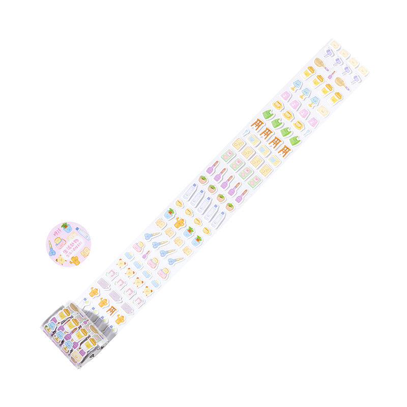 1 Roll PET Tape Emoji Stickers SHXBQ