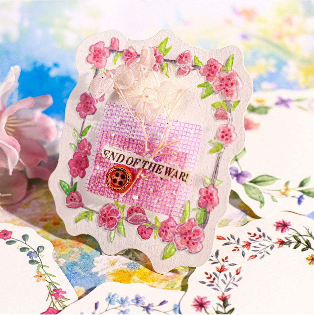20 Pcs Floral Notepad HLXL