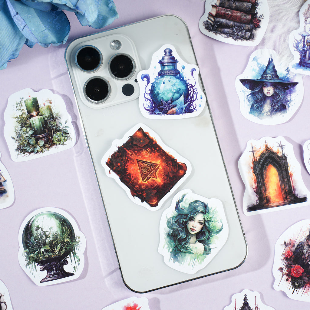 30 Pcs Magic Theme Stickers QHMFS