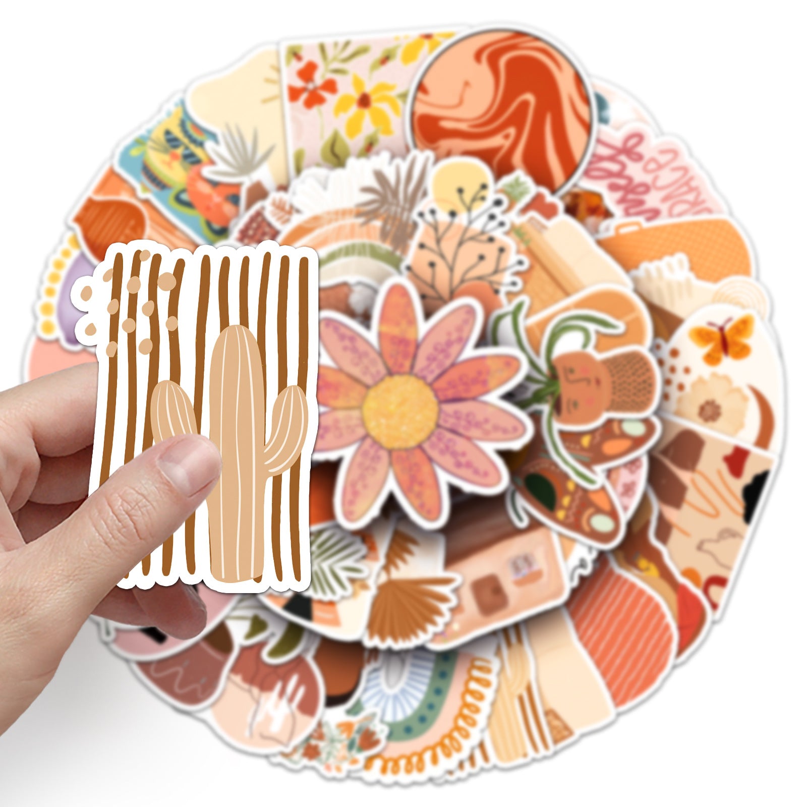 50PCS Boho Waterproof Vinyl Stickers BHO07