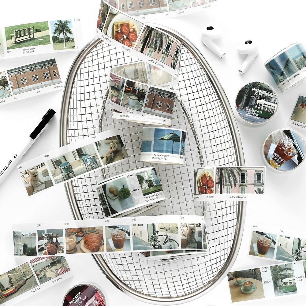 1 Roll Landscape Washi Stickers Tape JQLFZN