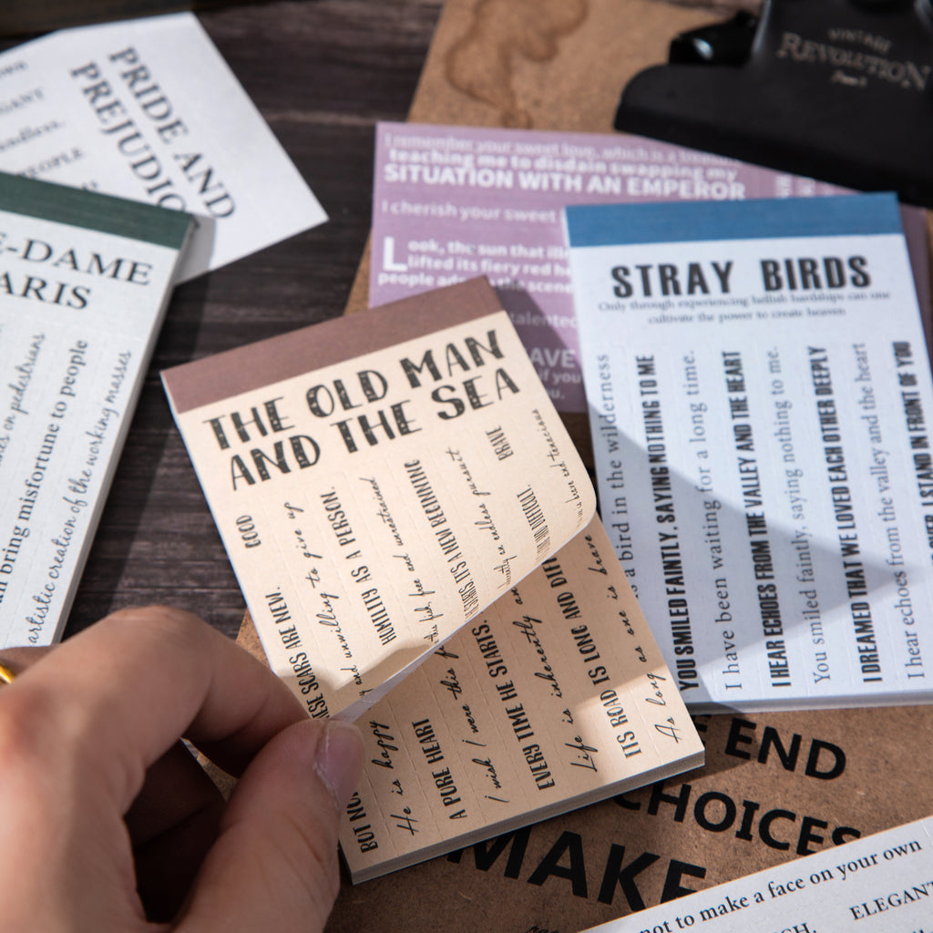 30 Sheets Famous Quote Journal Paper TSQY