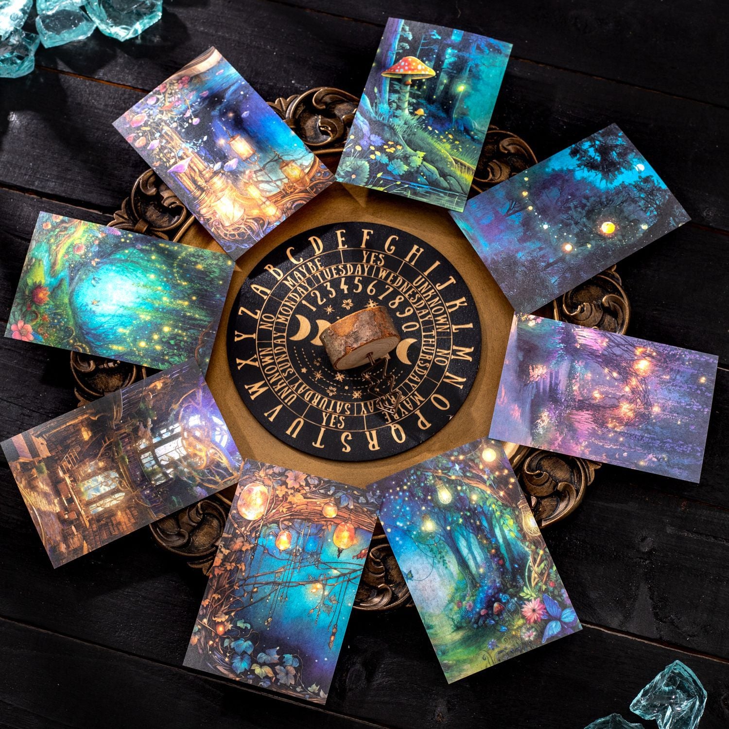 10 Pcs Fantasy Forest Washi Stickers MGYL