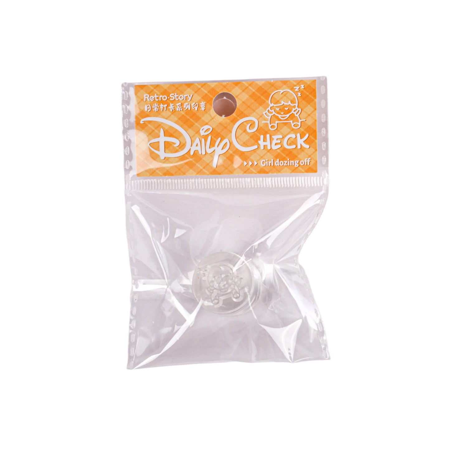 Cute Girl Daily Acrylic Stamp RCDK