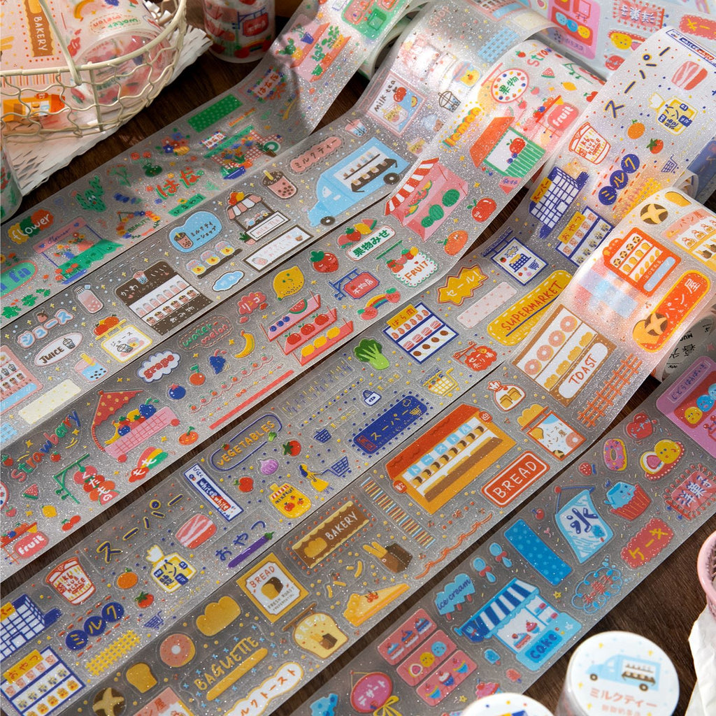 1 Roll Shop Store PET Stickers Tape GWPD
