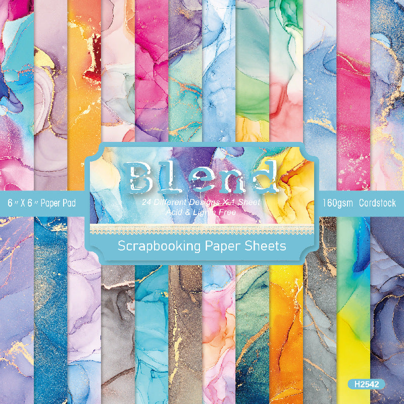 6 inch Blend Scrapbook Paper Pad SKPH2542